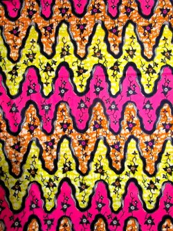 画像1: アフリカンプリント生地 パーニュ