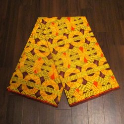 画像2: アフリカンプリント生地 パーニュ