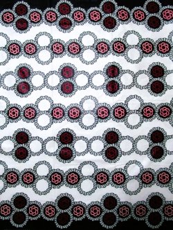 画像1: アフリカンプリント生地 パーニュ