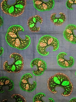 画像1: アフリカンプリント生地 パーニュ