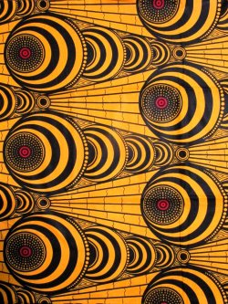 画像1: アフリカンプリント生地 パーニュ