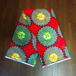 画像2: アフリカンプリント生地 パーニュ