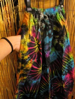 画像3: タイダイ染め＊コットン素材＊ゆったりシルエット＊ビッグアラジンパンツ＊バルーンパンツ