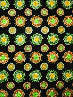 画像1: アフリカンプリント生地 パーニュ