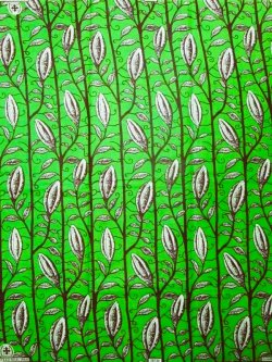 画像1: アフリカンプリント生地 パーニュ