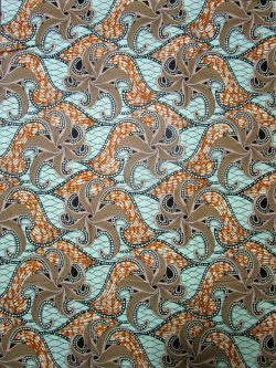 画像1: アフリカンプリント生地 パーニュ