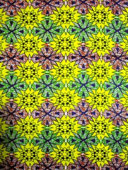 画像1: アフリカンプリント生地 パーニュ