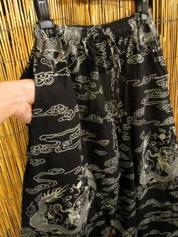 画像3: 和風プリント＊コットン素材＊ふんわりシルエット＊アラジンパンツ 