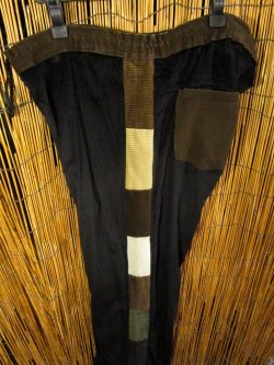 画像6: パッチワーク＊コーデュロイ素材＊ゆったり＊ロングパンツ