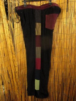 画像4: パッチワーク＊コーデュロイ素材＊ゆったり＊ロングパンツ