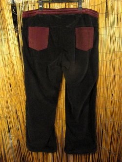 画像3: パッチワーク＊コーデュロイ素材＊ゆったり＊ロングパンツ