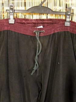 画像2: パッチワーク＊コーデュロイ素材＊ゆったり＊ロングパンツ