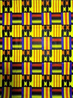 画像1: アフリカンプリント生地 パーニュ