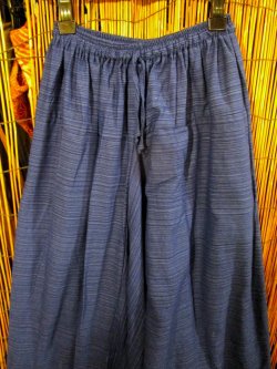 画像2: 二色の糸＊コッン素材＊シンプル＊ふんわり＊サルエルパンツ