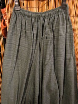 画像2: 二色の糸＊コッン素材＊シンプル＊ふんわり＊サルエルパンツ