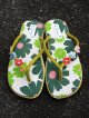 【２３ｃｍ〜２３・５ｃｍ】お花プリント＊鈴付き＊ビーチサンダル