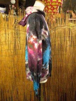 画像2: タイダイ染め＊裏起毛＊スウェット生地＊パーカー