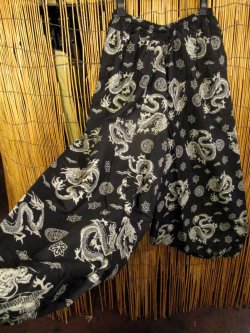 画像3: 和風プリント＊コットン素材＊ふんわり＊サルエルパンツ