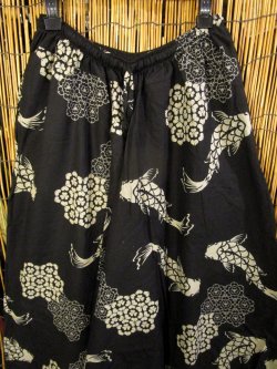 画像2: 和風プリント＊コットン素材＊ふんわり＊サルエルパンツ