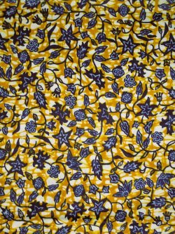 画像1: アフリカンプリント生地 パーニュ