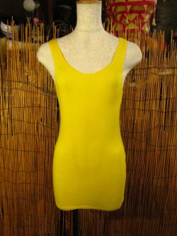 画像1: スパンデックス混合＊レーヨン素材＊ストレッチ＊無地＊マッチョ＊タンクトップ