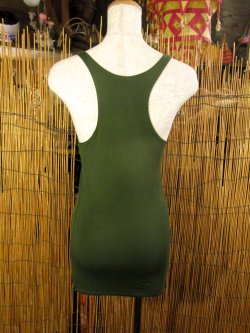 画像3: スパンデックス混合＊レーヨン素材＊ストレッチ＊無地＊マッチョ＊タンクトップ