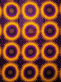 画像1: アフリカンプリント生地 パーニュ