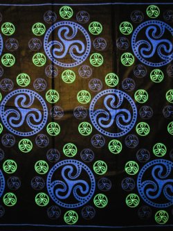 画像1: アフリカンプリント生地 パーニュ