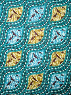 画像1: アフリカンプリント生地 パーニュ