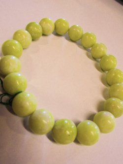 画像3: 【サーペンチン】１０mm＊天然石＊数珠タイプ＊ブレスレット