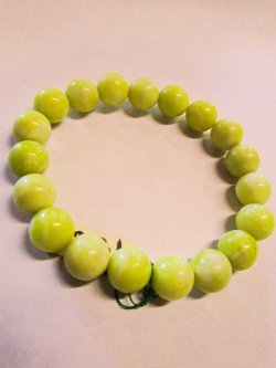 画像2: 【サーペンチン】１０mm＊天然石＊数珠タイプ＊ブレスレット