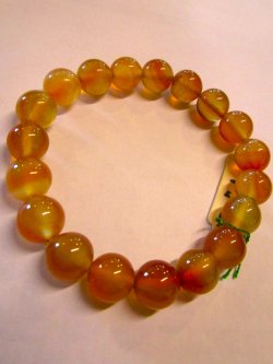 画像2: 【アゲート】１０mm＊天然石＊数珠タイプ＊ブレスレット