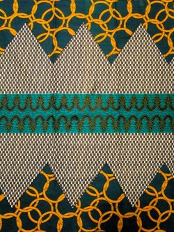 画像1: アフリカンプリント生地 パーニュ