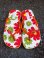 画像1: 【２５ｃｍ〜２５・５ｃｍ】お花プリント＊鈴付き＊ビーチサンダル (1)