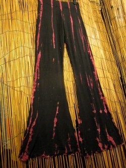 画像3: スパンデックス混合＊レーヨン素材＊タイダイ染め＊ストレッチ＊ゴアパンツ