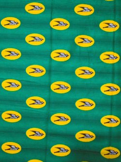 画像1: アフリカンプリント生地 パーニュ