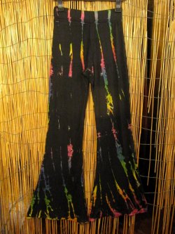 画像4: スパンデックス混合＊レーヨン素材＊タイダイ染め＊ストレッチ＊ゴアパンツ