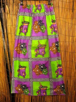 画像1: パーニュ生地＊コットン素材＊アフリカンプリント＊ロングスカート