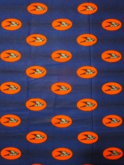 画像1: アフリカンプリント生地 パーニュ