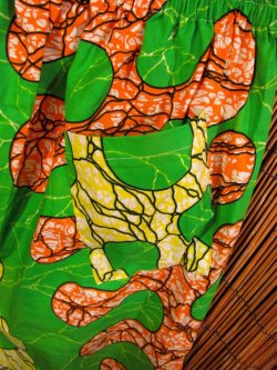 画像4: パーニュ生地＊コットン素材＊アフリカンプリント＊ロングスカート