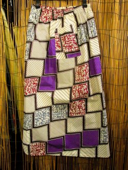 画像3: パーニュ生地＊コットン素材＊アフリカンプリント＊ロングスカート