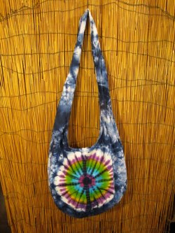 画像2: タイダイ染め＊コットン素材＊ショルダーバッグ