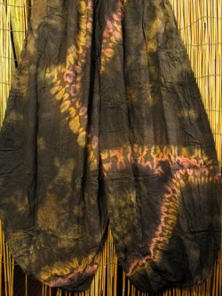 画像3: ラヴァタイダイ染め＊レーヨン素材＊ゆったりシルエット＊ビッグアラジンパンツ＊バルーンパンツ