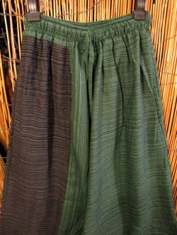 画像2: バイカラー＊コッン素材＊シンプル＊ふんわり＊サルエルパンツ