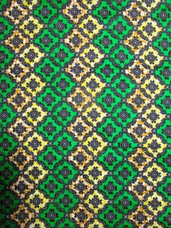 画像1: アフリカンプリント生地 パーニュ