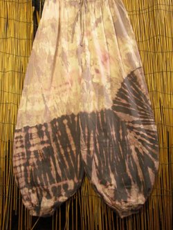 画像3: タイダイ染め＊ストレッチコットン素材＊ゆったりシルエット＊ビッグアラジンパンツ＊バルーンパンツ