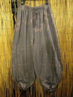 画像1: タイダイ染め＊ストレッチコットン素材＊ゆったりシルエット＊ビッグアラジンパンツ＊バルーンパンツ