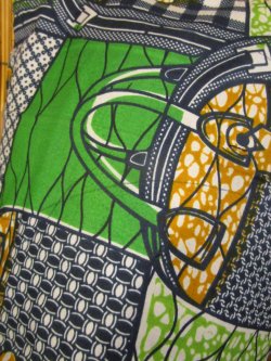 画像3: パーニュ生地＊アフリカンプリント＊トートバッグ＊Ｍ