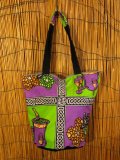 パーニュ生地＊アフリカンプリント＊トートバッグ＊Ｍ