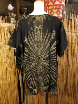 画像3: モノトーンタイダイ染め＊レーヨン素材＊半袖＊プルオーバー